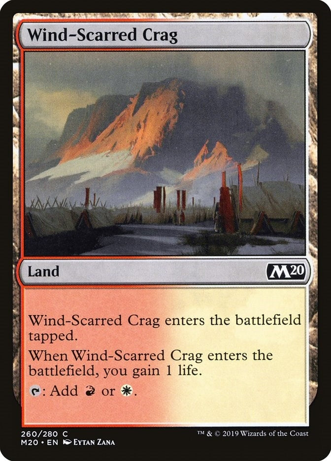 Image for Wind-Scarred Crag (Core Set 2020) (260) - Magic: The Gathering