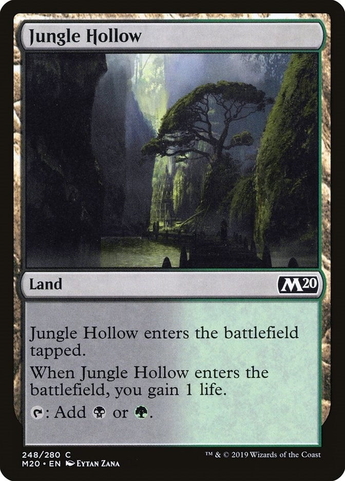 Image for Jungle Hollow (Core Set 2020) (248) - Magic: The Gathering