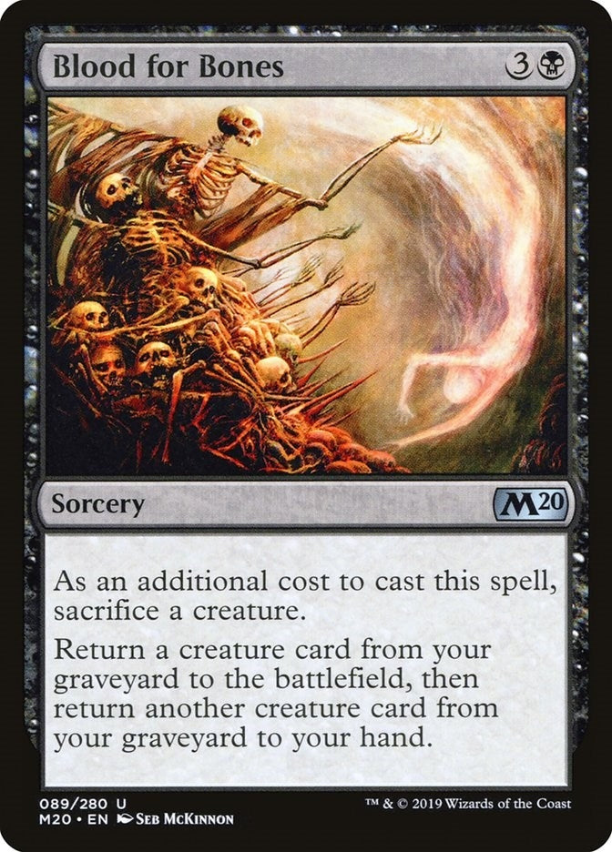 Image for Blood for Bones (Core Set 2020) (89) - Magic: The Gathering