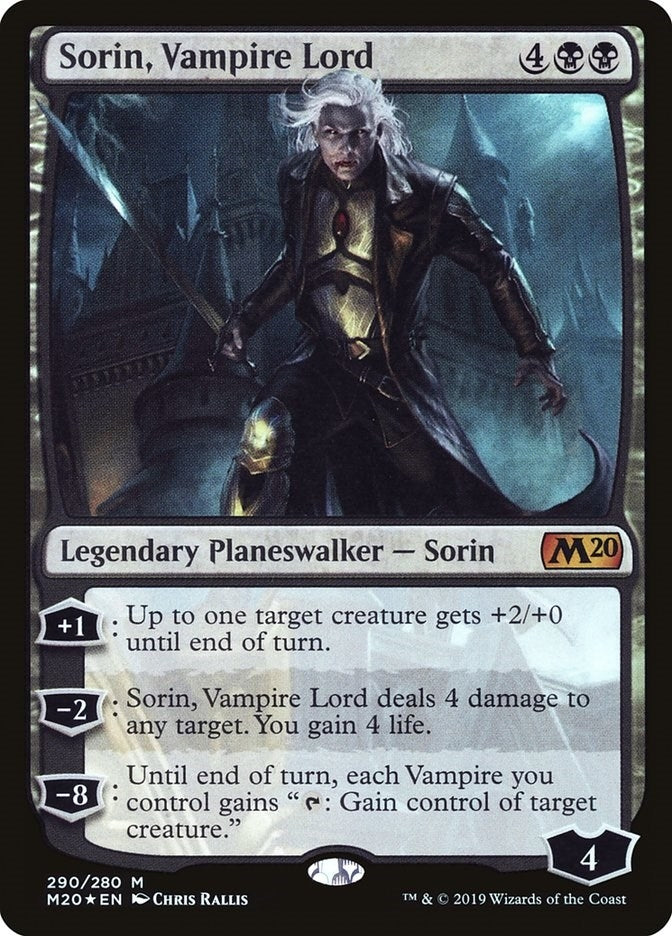 Image for Sorin, Vampire Lord (Core Set 2020) (290) - Magic: The Gathering
