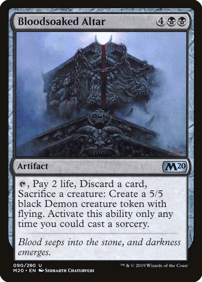 Image for Bloodsoaked Altar (Core Set 2020) (90) - Magic: The Gathering