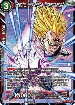 Image for Vegeta, Unyielding Temperament (Power Booster: World Martial Arts Tournament) (Promotion Cards) (P-143) - Dragon Ball Super: Masters