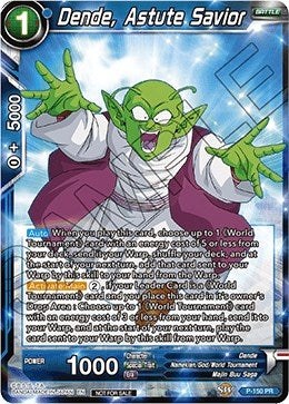 Image for Dende, Astute Savior (Power Booster) (Promotion Cards) (P-150) - Dragon Ball Super: Masters