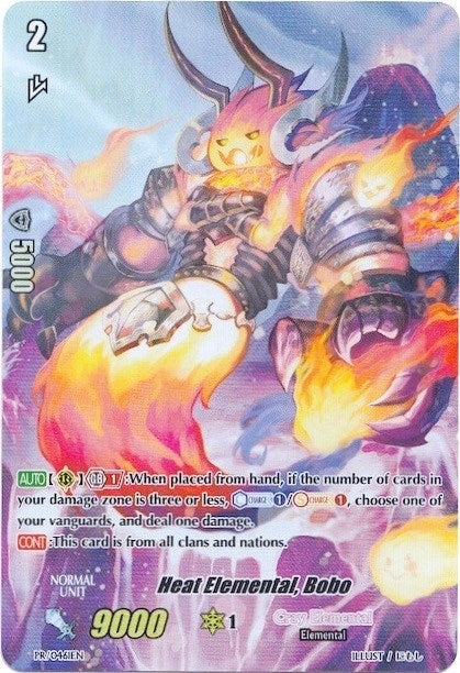 Image for Heat Elemental, Bobo (Premium Collection 2019) (Promo Cards) (PR/0461EN) - Cardfight Vanguard