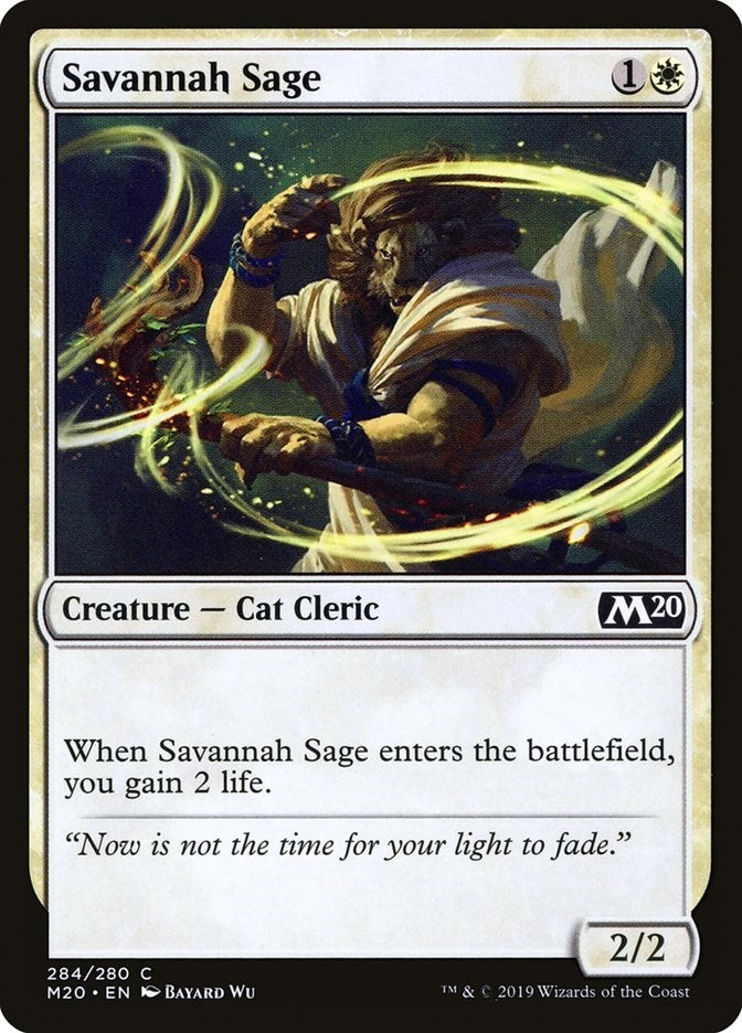 Image for Savannah Sage (Core Set 2020) (284) - Magic: The Gathering
