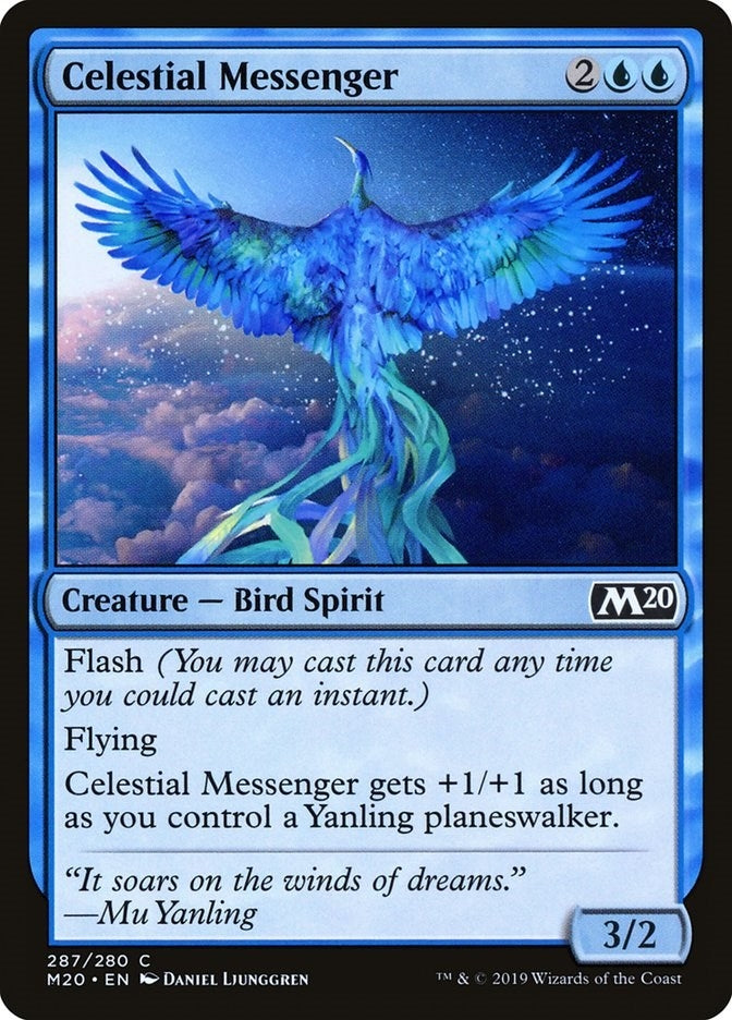 Image for Celestial Messenger (Core Set 2020) (287) - Magic: The Gathering