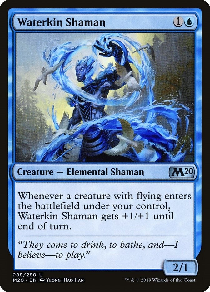 Image for Waterkin Shaman (Core Set 2020) (288) - Magic: The Gathering