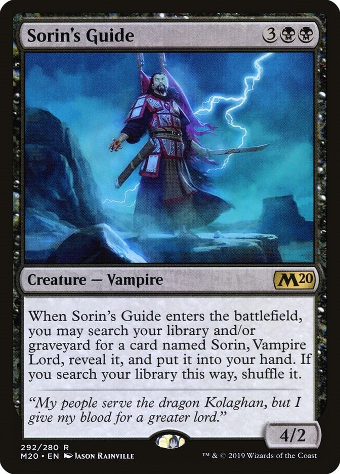 Image for Sorin's Guide (Core Set 2020) (292) - Magic: The Gathering