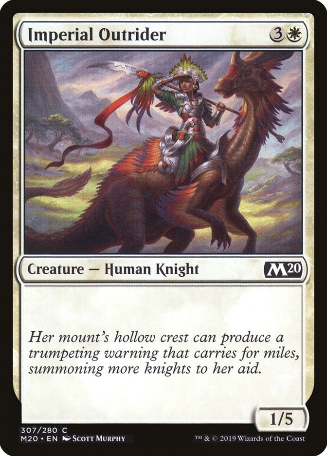 Image for Imperial Outrider (Core Set 2020) (307) - Magic: The Gathering
