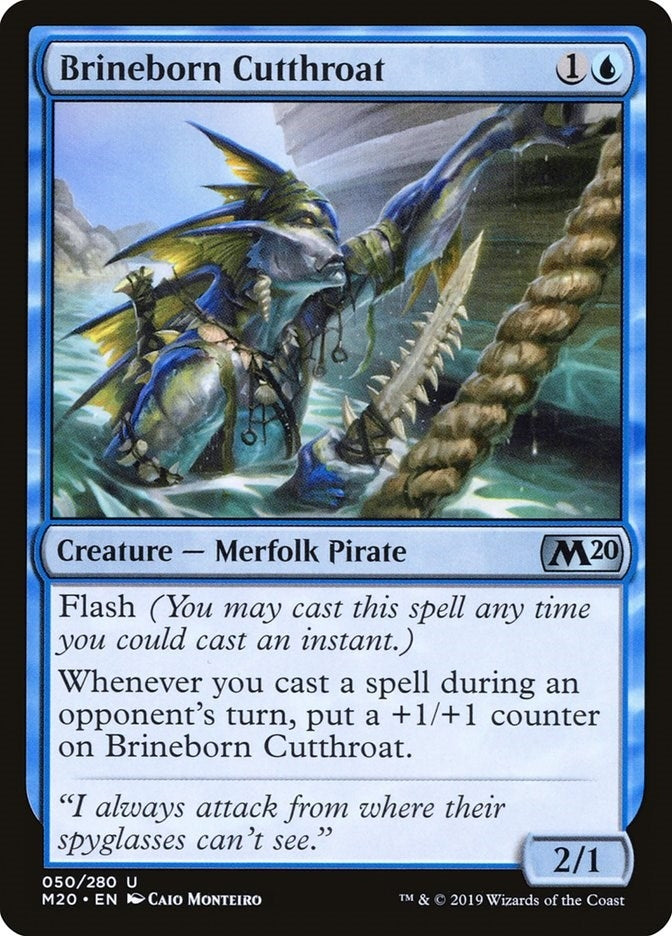 Image for Brineborn Cutthroat (Core Set 2020) (50) - Magic: The Gathering