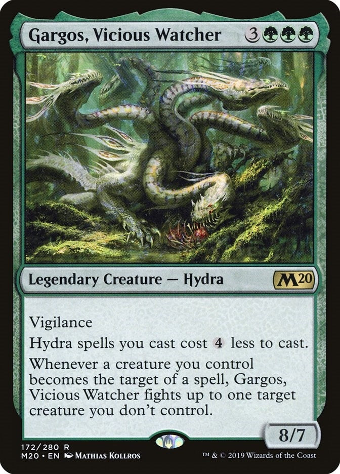 Image for Gargos, Vicious Watcher (Core Set 2020) (172) - Magic: The Gathering