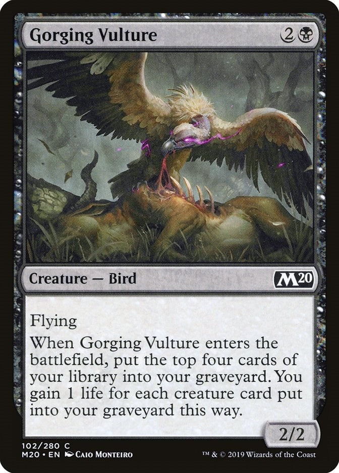 Image for Gorging Vulture (Core Set 2020) (102) - Magic: The Gathering