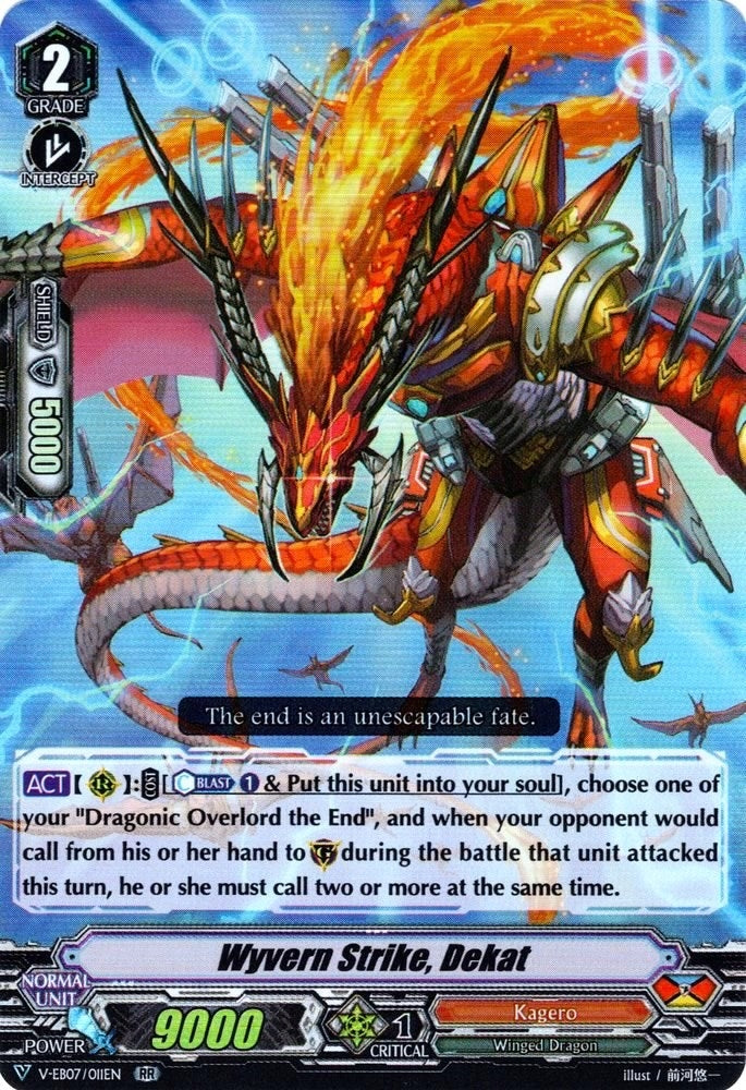 Image for Wyvern Strike, Dekat (V-EB07: The Heroic Evolution) (V-EB07/011EN) - Cardfight Vanguard