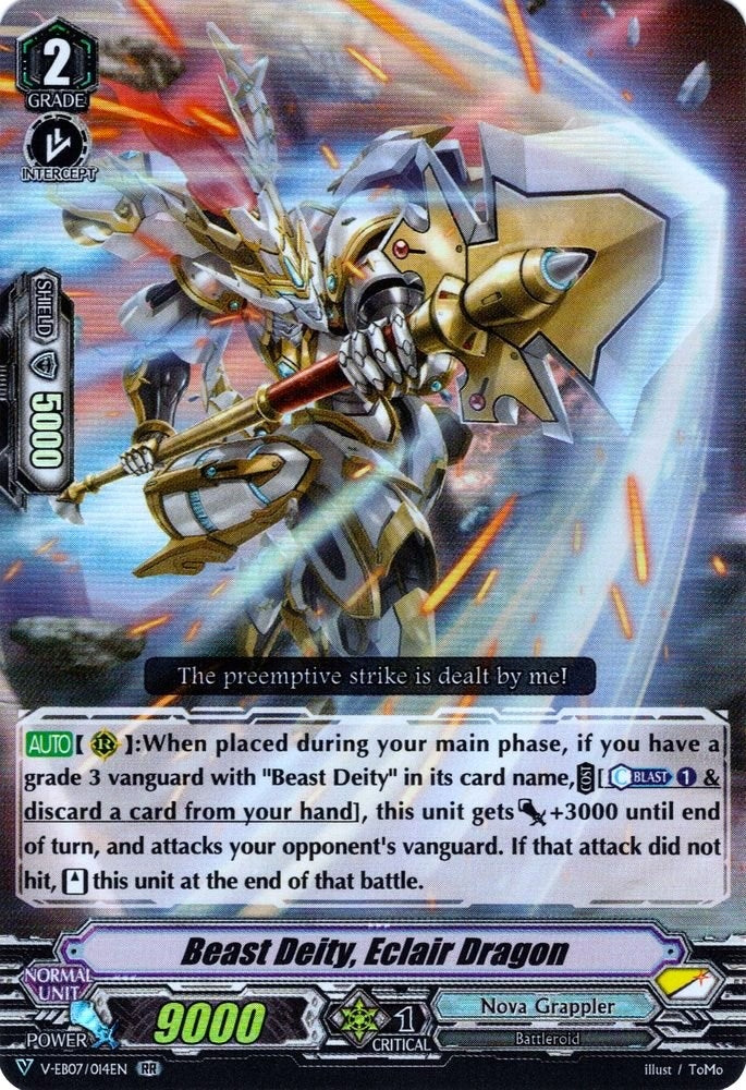 Image for Beast Deity, Eclair Dragon (V-EB07: The Heroic Evolution) (V-EB07/014EN) - Cardfight Vanguard