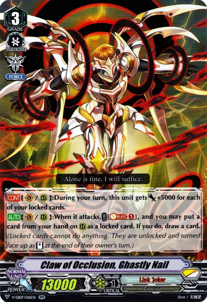Image for Claw of Occlusion, Ghastly Nail (V-EB07: The Heroic Evolution) (V-EB07/016EN) - Cardfight Vanguard