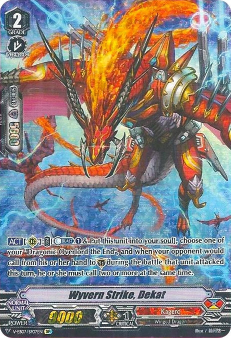 Image for Wyvern Strike, Dekat (SP) (V-EB07: The Heroic Evolution) (V-EB07/SP07EN) - Cardfight Vanguard