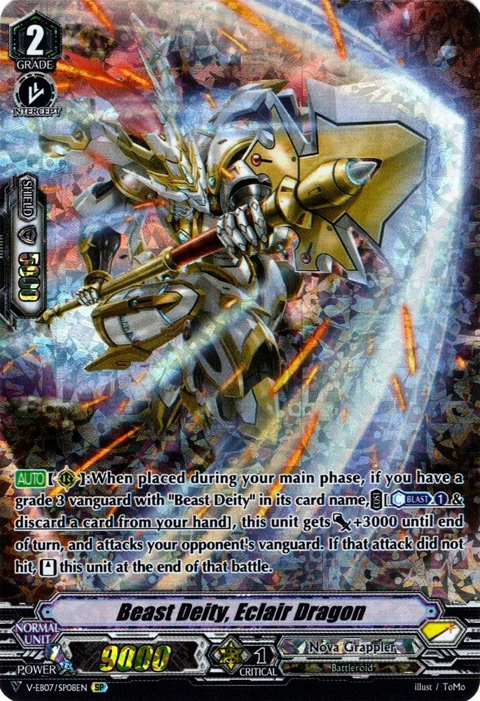 Image for Beast Deity, Eclair Dragon (SP) (V-EB07: The Heroic Evolution) (V-EB07/SP08EN) - Cardfight Vanguard