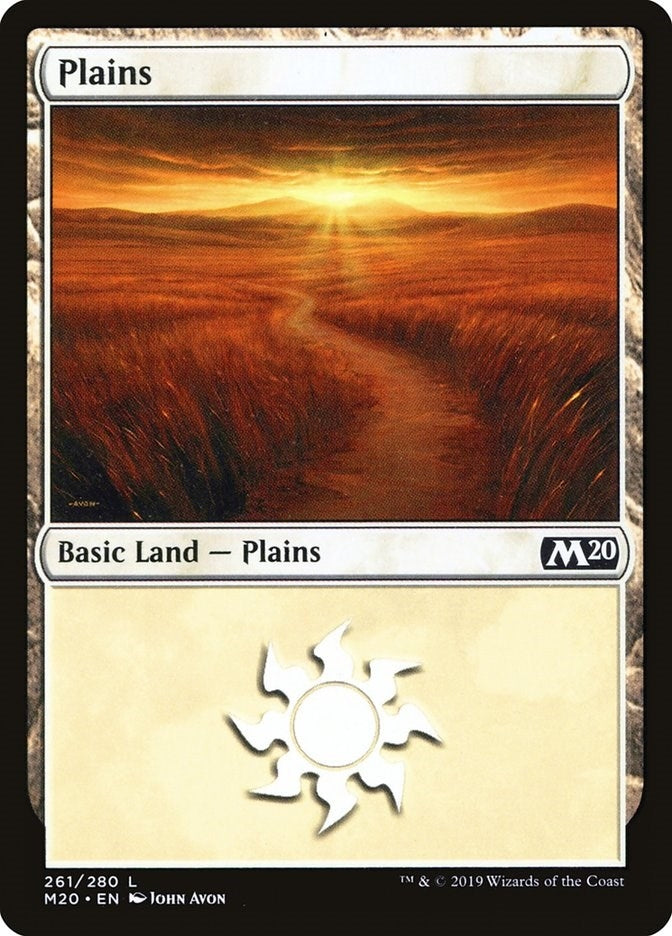 Image for Plains (Core Set 2020) (261) - Magic: The Gathering