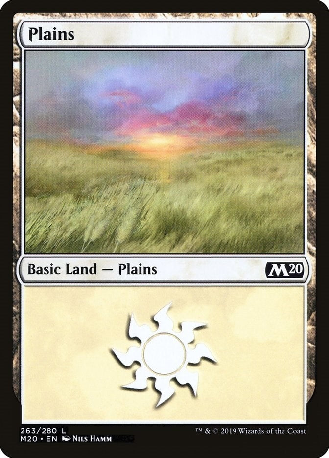 Image for Plains (263) (Core Set 2020) (263) - Magic: The Gathering