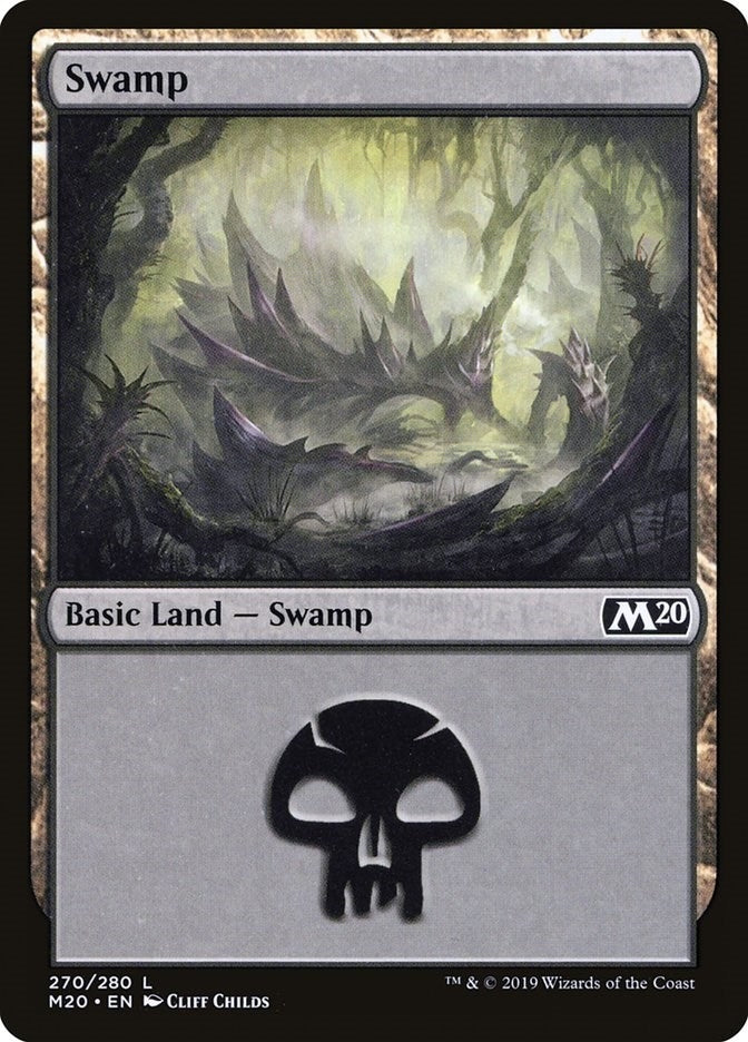 Image for Swamp (270) (Core Set 2020) (270) - Magic: The Gathering