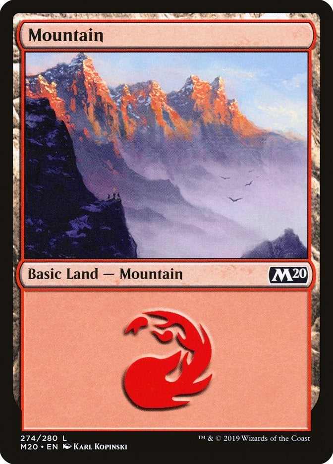 Image for Mountain (274) (Core Set 2020) (274) - Magic: The Gathering