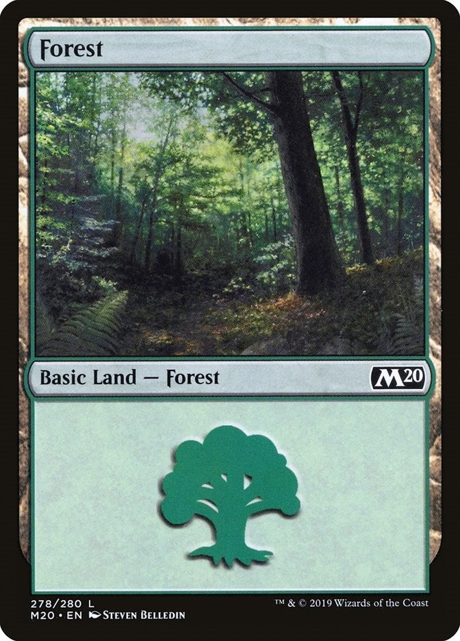 Image for Forest (278) (Core Set 2020) (278) - Magic: The Gathering