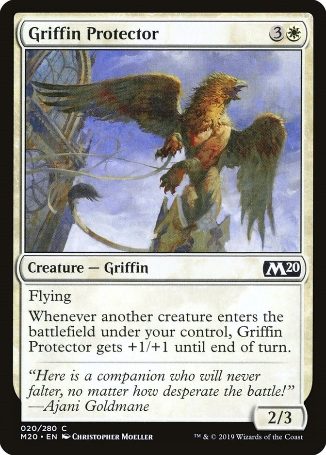 Image for Griffin Protector (Core Set 2020) (20) - Magic: The Gathering