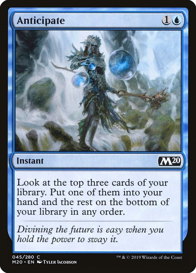 Image for Anticipate (Core Set 2020) (45) - Magic: The Gathering