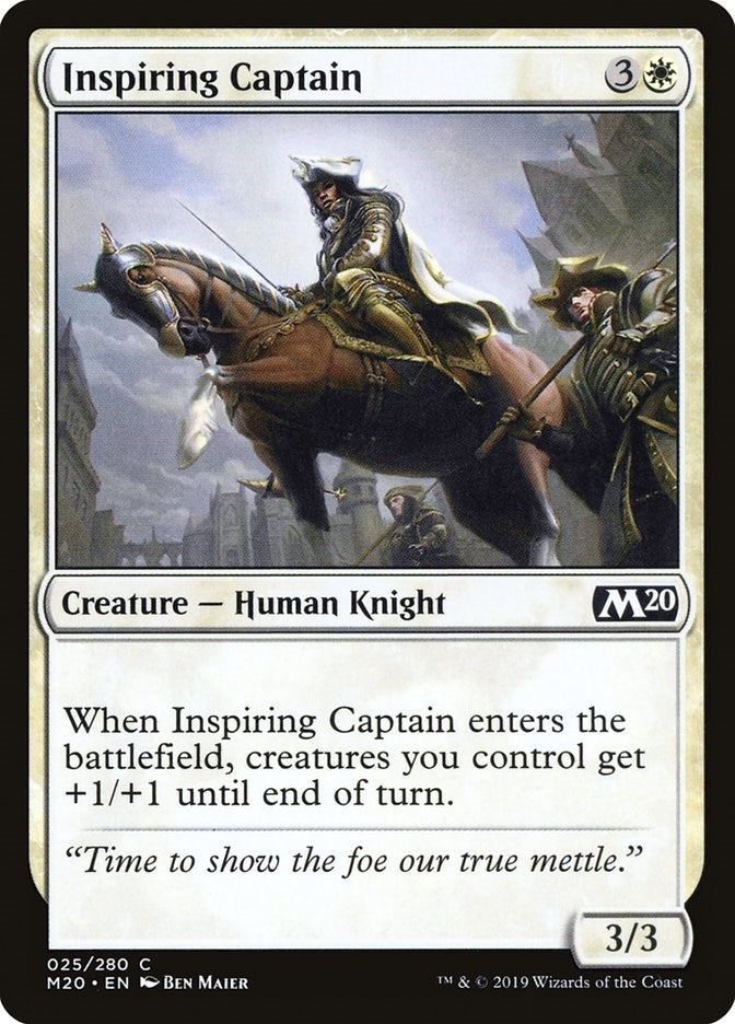Image for Inspiring Captain (Core Set 2020) (25) - Magic: The Gathering