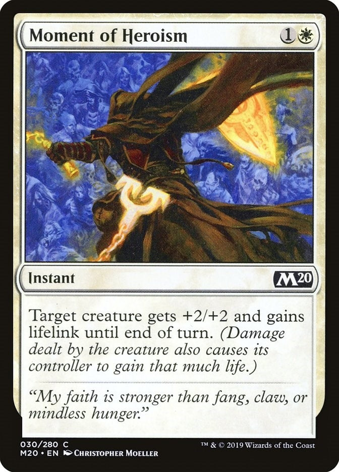 Image for Moment of Heroism (Core Set 2020) (30) - Magic: The Gathering