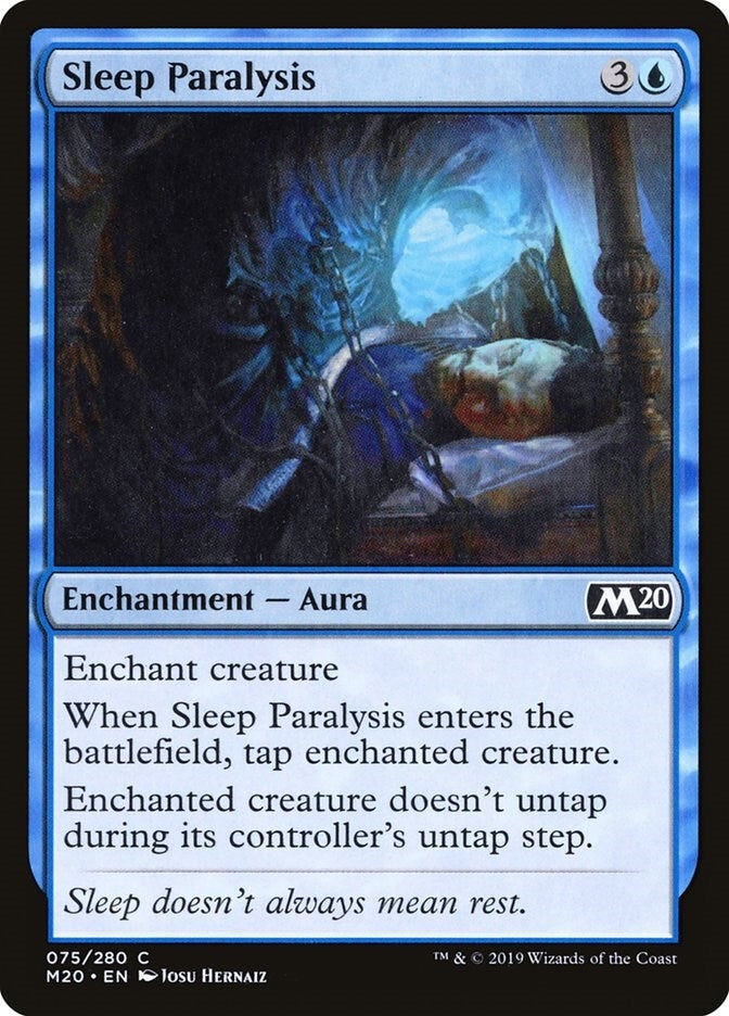 Image for Sleep Paralysis (Core Set 2020) (75) - Magic: The Gathering