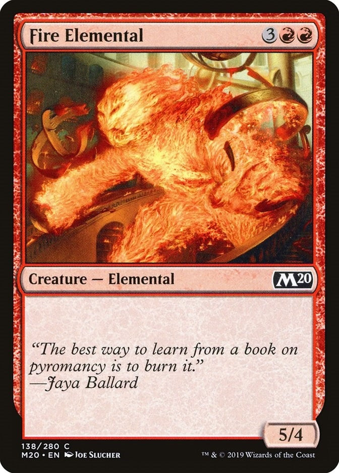 Image for Fire Elemental (Core Set 2020) (138) - Magic: The Gathering