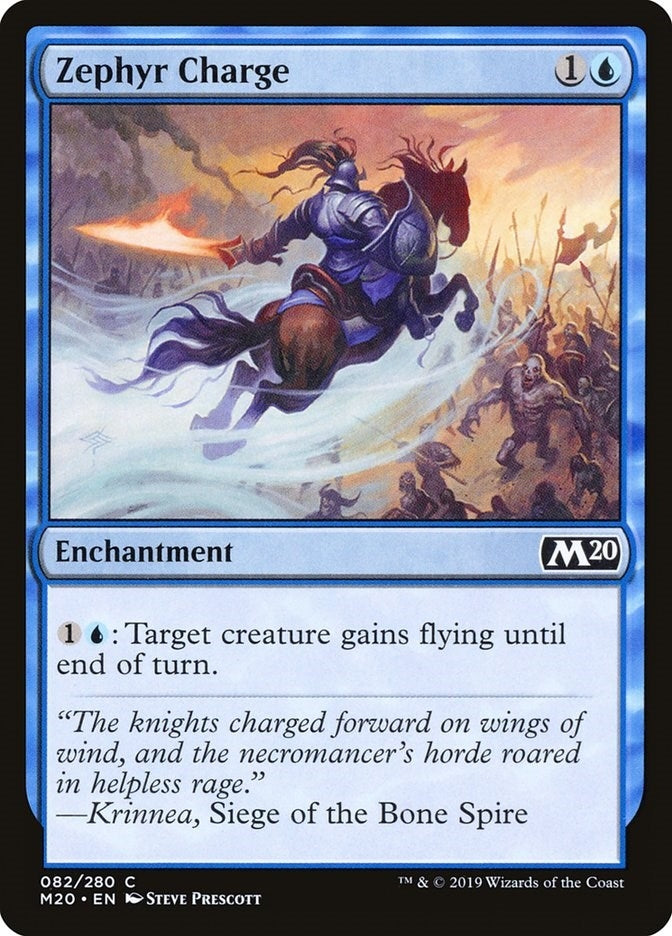 Image for Zephyr Charge (Core Set 2020) (82) - Magic: The Gathering