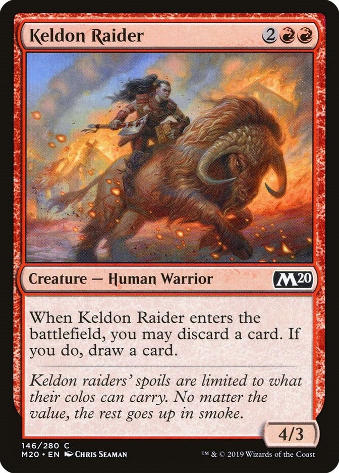 Image for Keldon Raider (Core Set 2020) (146) - Magic: The Gathering