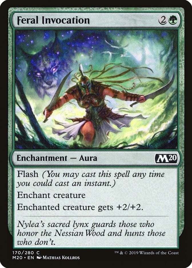 Image for Feral Invocation (Core Set 2020) (170) - Magic: The Gathering