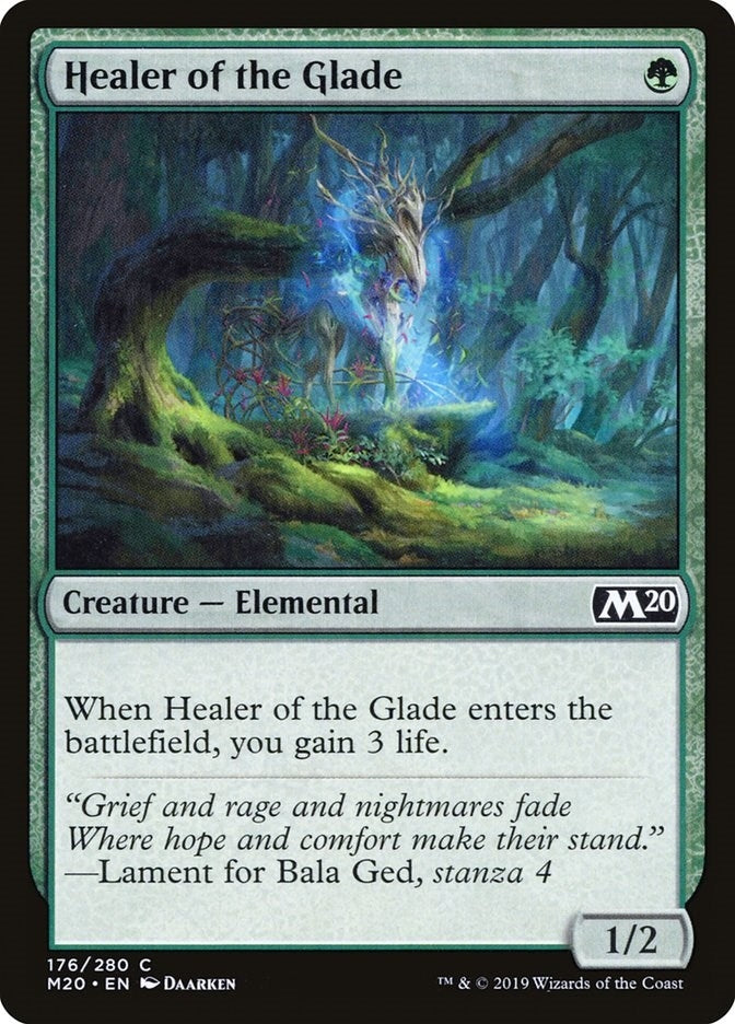 Image for Healer of the Glade (Core Set 2020) (176) - Magic: The Gathering