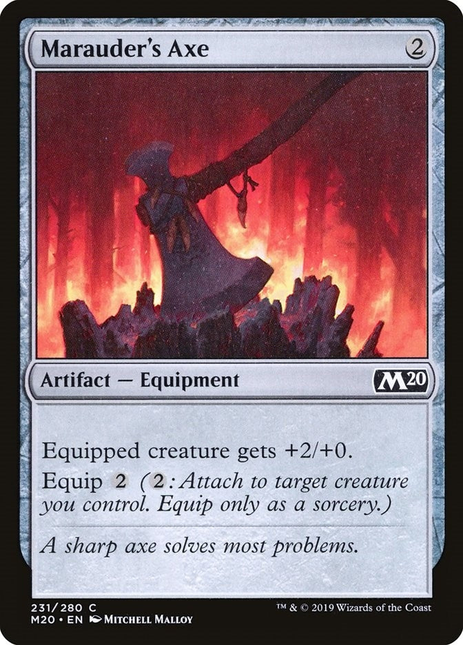Image for Marauder's Axe (Core Set 2020) (231) - Magic: The Gathering