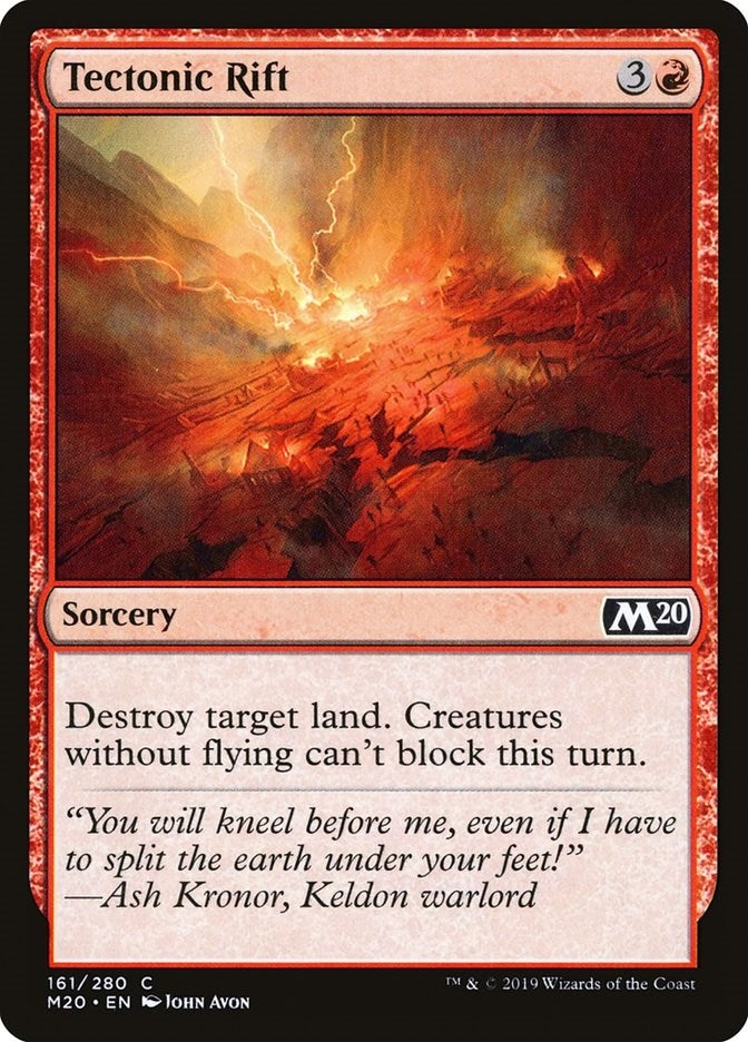Image for Tectonic Rift (Core Set 2020) (161) - Magic: The Gathering