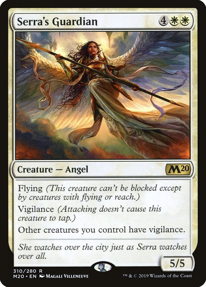 Image for Serra's Guardian (Core Set 2020) (310) - Magic: The Gathering