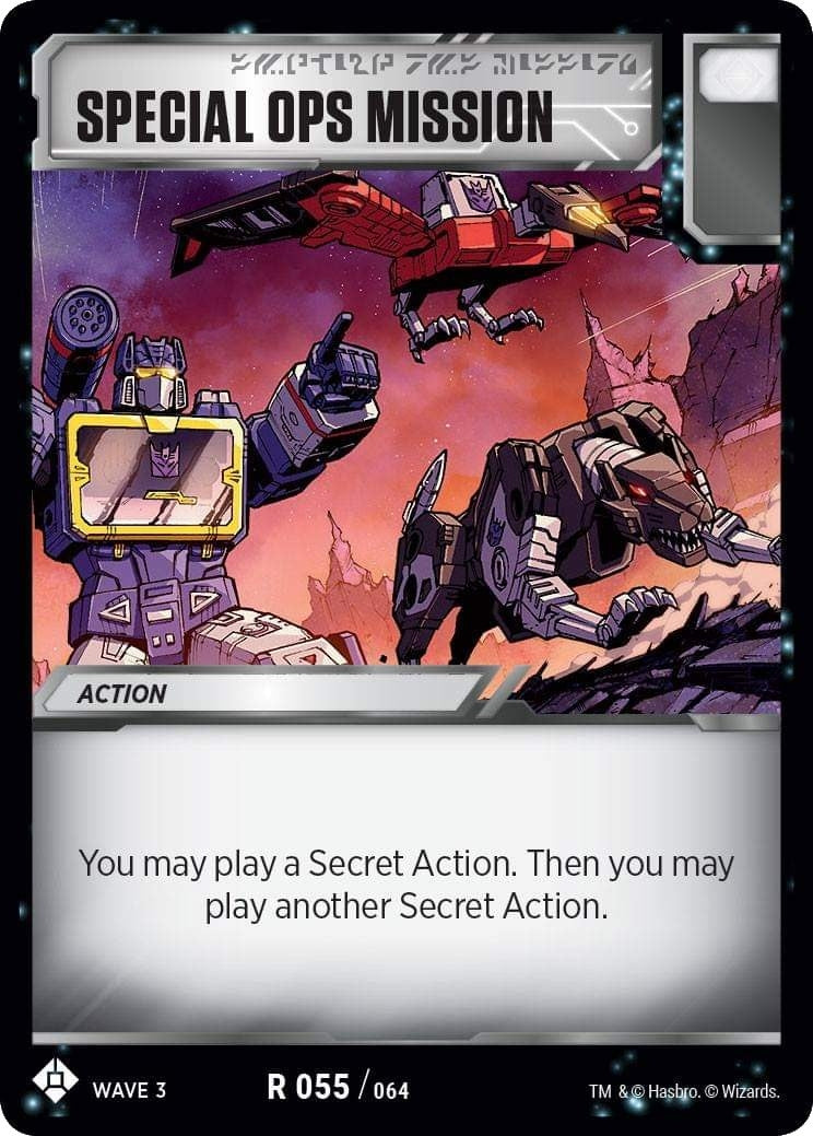 Image for Special Ops Mission (War for Cybertron: Siege I) (55) - Transformers TCG