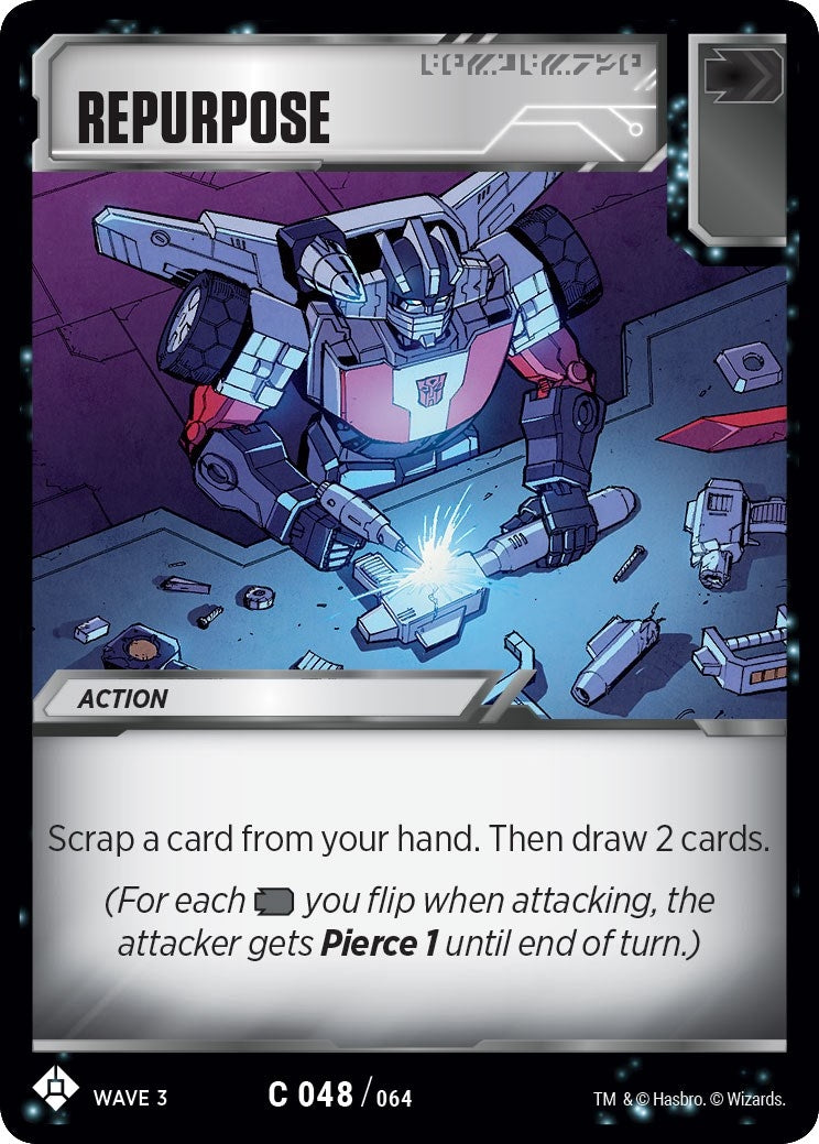 Image for Repurpose (War for Cybertron: Siege I) (48) - Transformers TCG