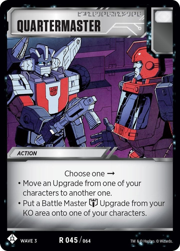 Image for Quartermaster (War for Cybertron: Siege I) (45) - Transformers TCG