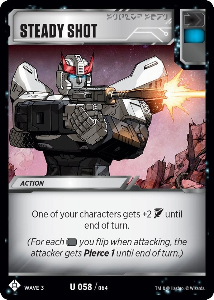 Image for Steady Shot (War for Cybertron: Siege I) (58) - Transformers TCG
