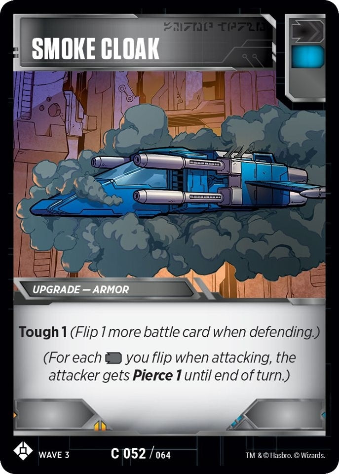 Image for Smoke Cloak (War for Cybertron: Siege I) (52) - Transformers TCG