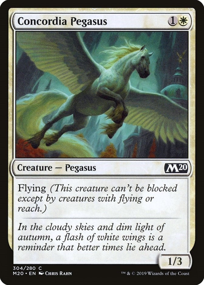 Image for Concordia Pegasus (Core Set 2020) (304) - Magic: The Gathering
