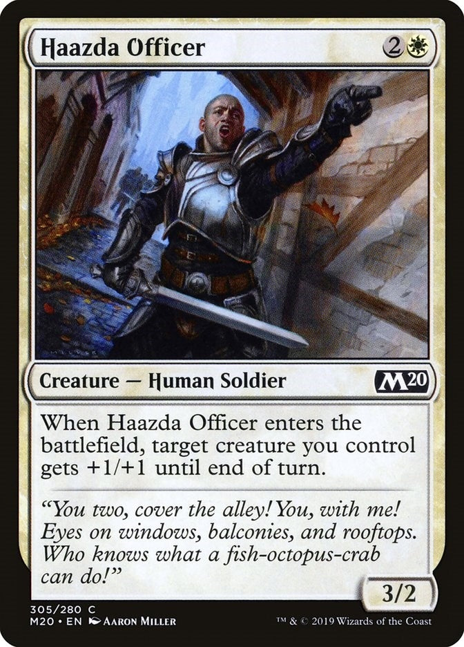 Image for Haazda Officer (Core Set 2020) (305) - Magic: The Gathering
