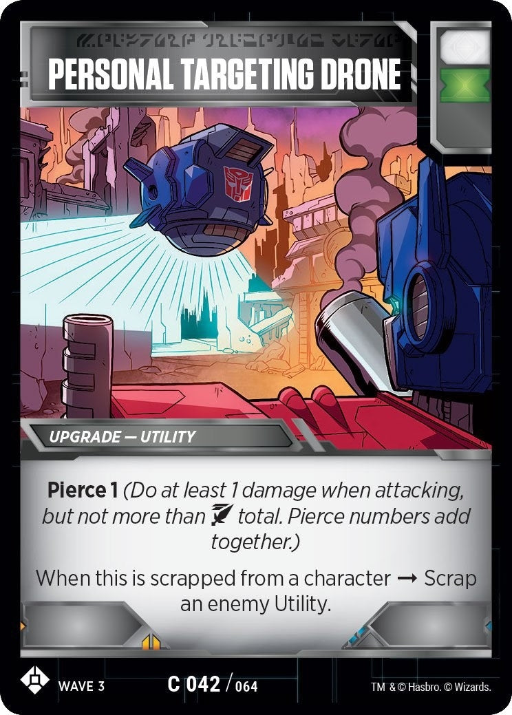Image for Personal Targeting Drone (War for Cybertron: Siege I) (42) - Transformers TCG