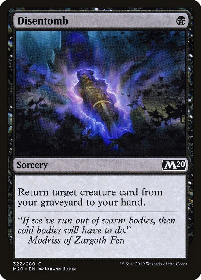 Image for Disentomb (Core Set 2020) (322) - Magic: The Gathering