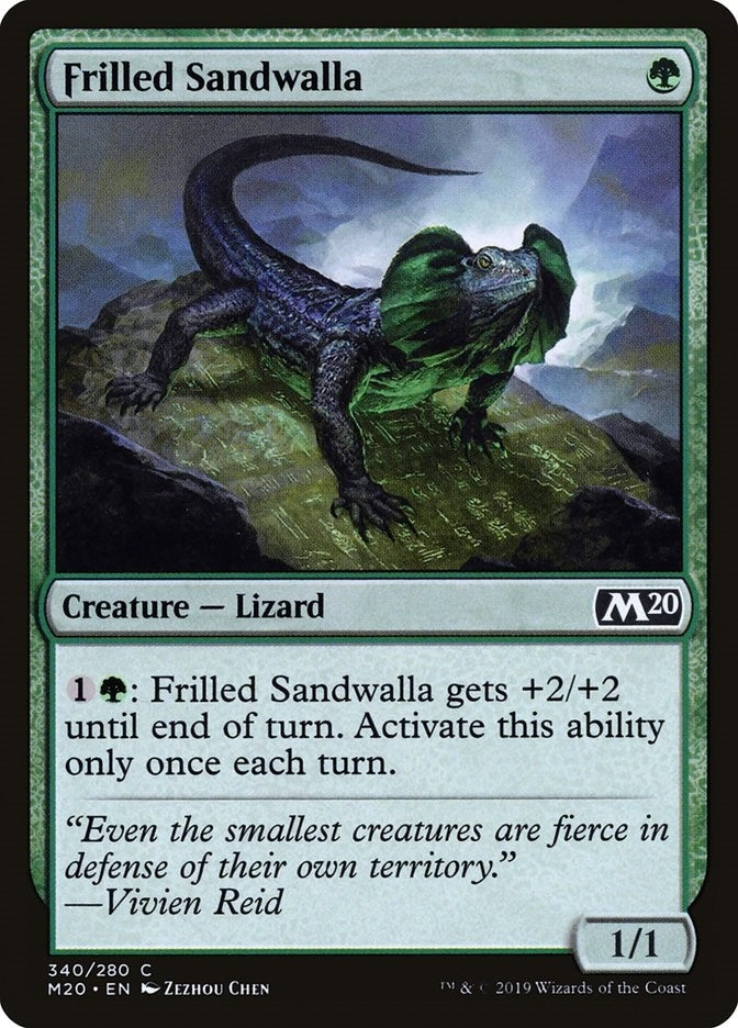 Image for Frilled Sandwalla (Core Set 2020) (340) - Magic: The Gathering