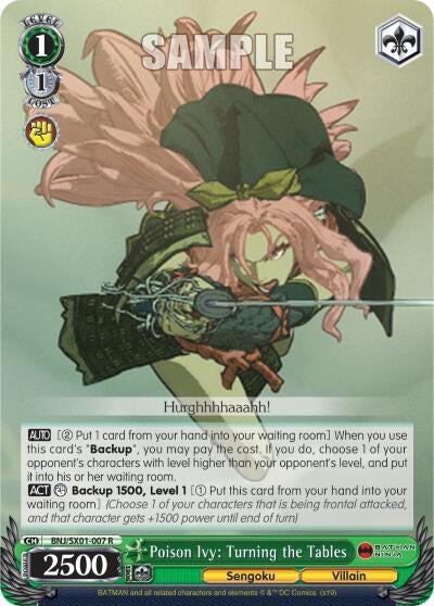 Image for Poison Ivy: Turning the Tables (Batman Ninja) (BNJ/SX01-007 R) - Weiss Schwarz